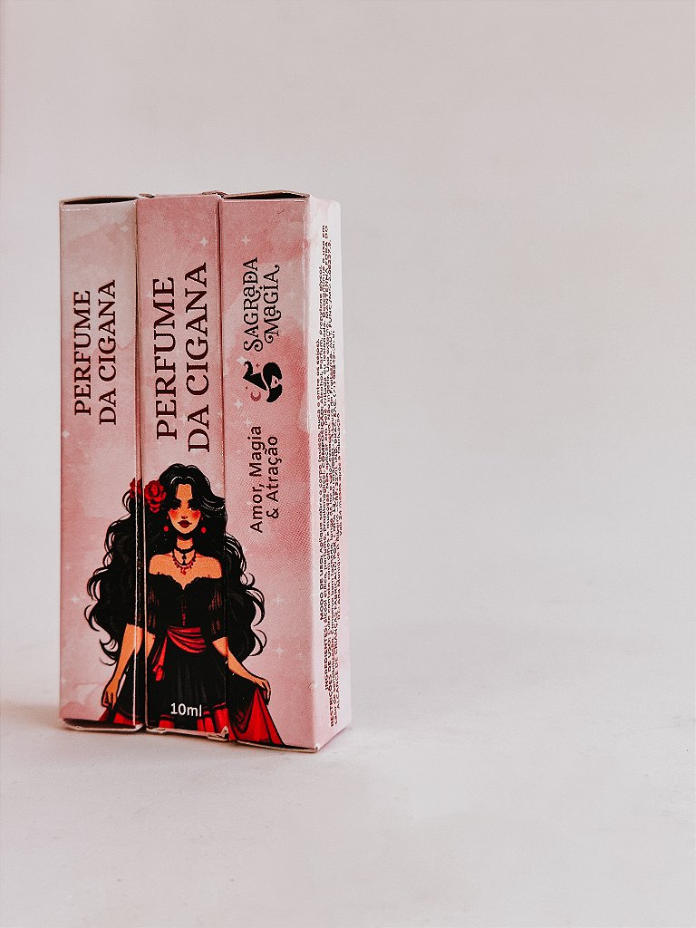 Perfume da Cigana - 3 Unidades - Amor, Magia e Atração