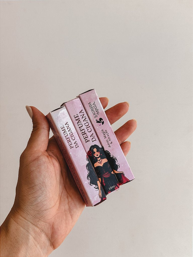 Perfume da Cigana - 3 Unidades - Amor, Magia e Atração