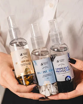 Kit Sprays Mágicos - Prosperidade, Proteção e Paz Interior