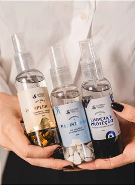 Kit Sprays Mágicos - Prosperidade, Proteção e Paz Interior