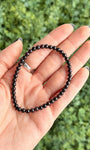 Pulseira de Granada Redonda 4mm - Poder Sexual, Ousadia, Autoestima, Paixão e Desejo