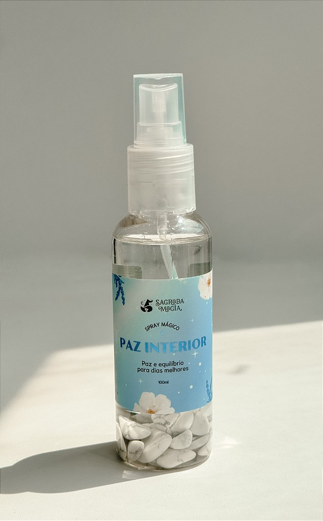 Spray Mágico Paz Interior - Paz e Equilíbrio Para Dias Melhores