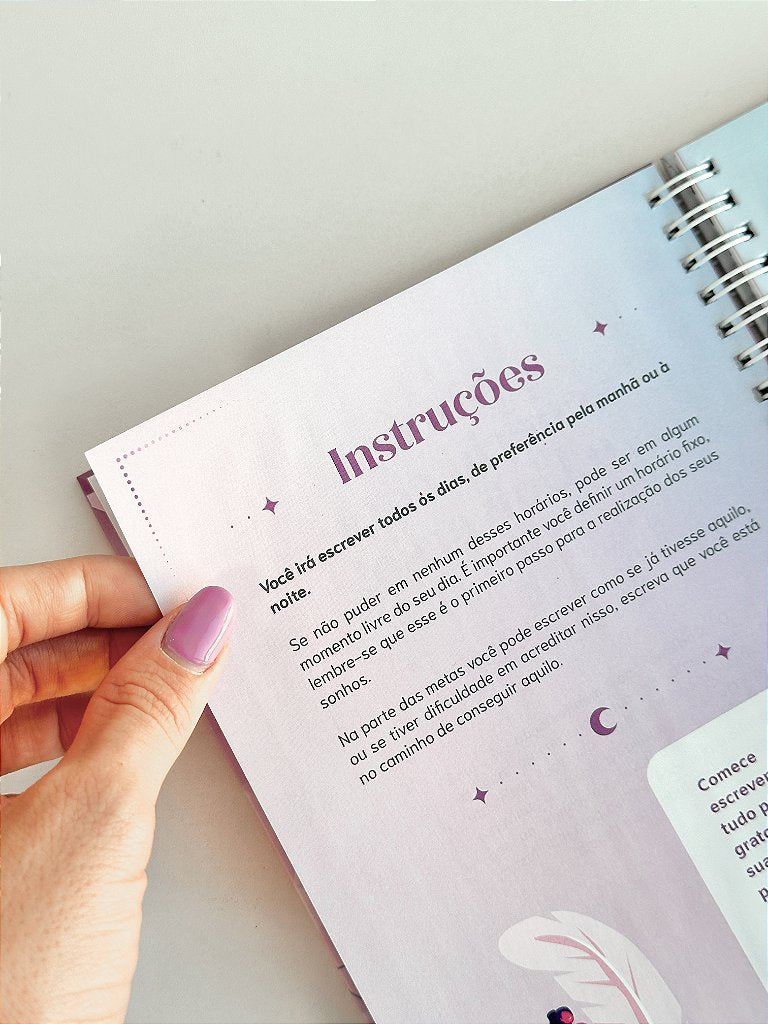 Caderno da Manifestação - A vida dos seus sonhos virando realidade
