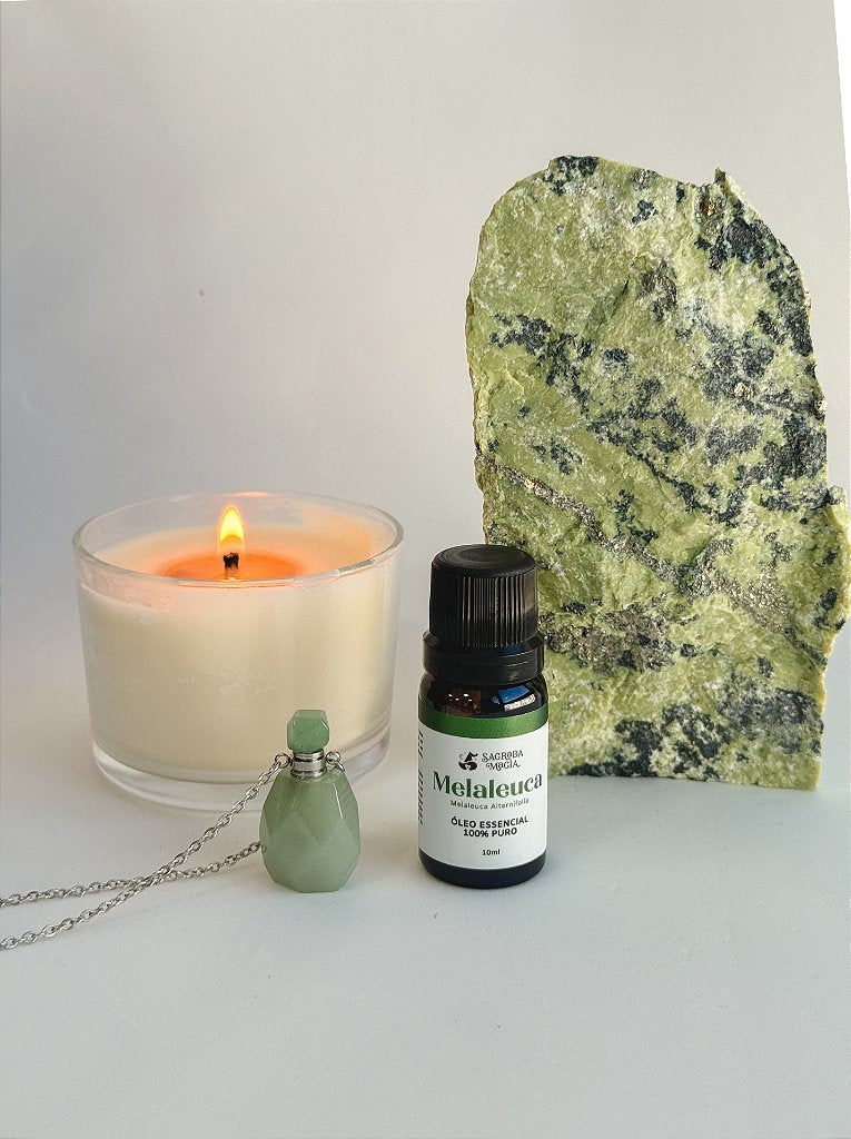 Óleo Essencial de Melaleuca (Tea Tree) - Pele e Cabelo Saudáveis, Antisséptico e Anti-inflamatório