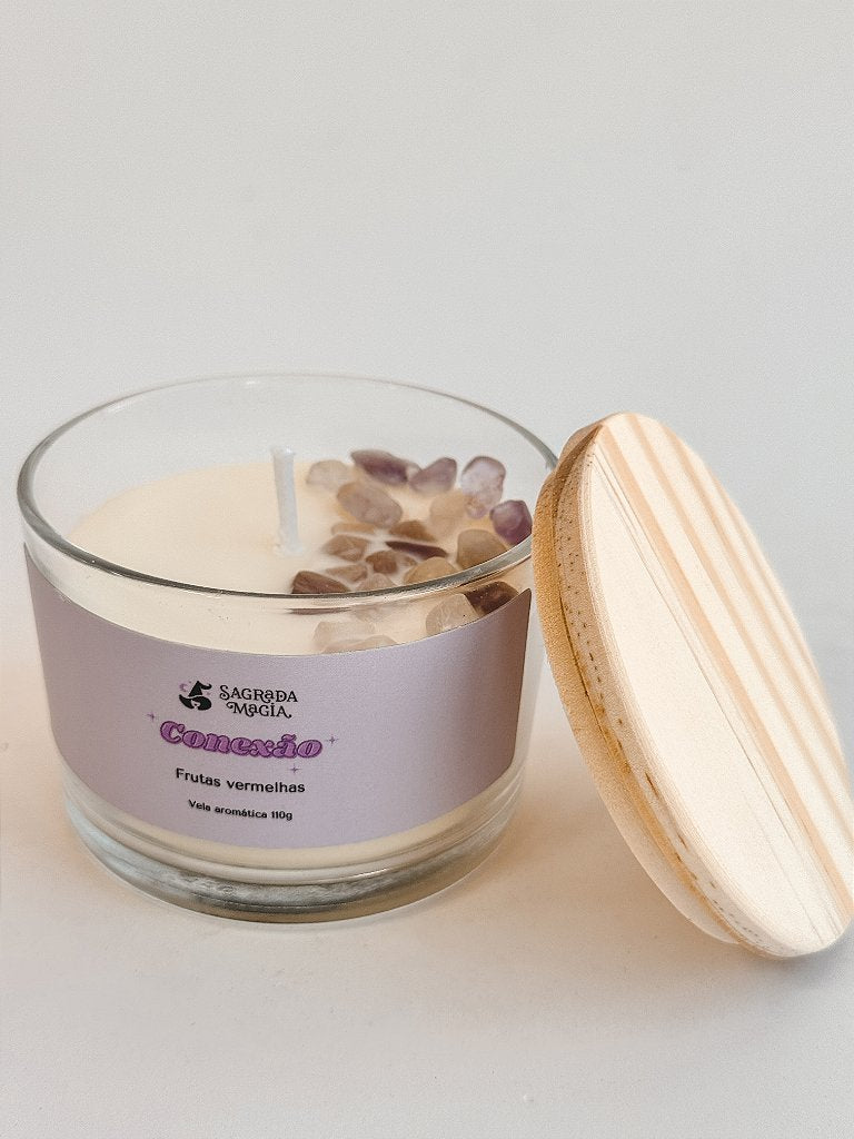 Velas Aromáticas - Kit Completo - Conexão, Autocuidado e Alegria