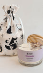 Vela Aromática Conexão - Aroma Leve de Frutas Vermelhas; Com Ametista