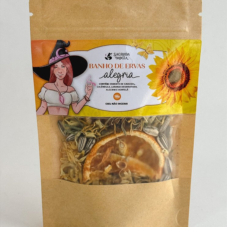 Banho de Ervas - Alegria, Brilho e Entusiasmo