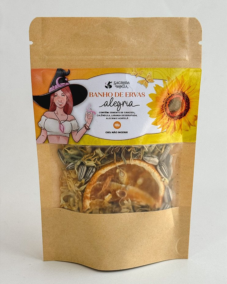 Banho de Ervas - Alegria, Brilho e Entusiasmo