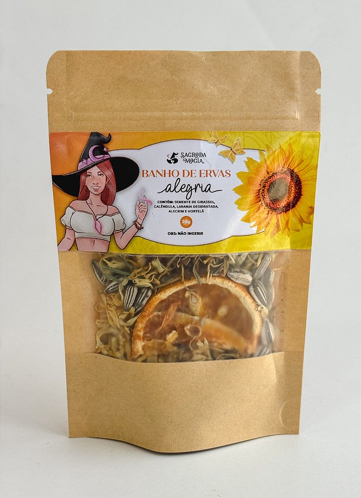 Banho de Ervas - Alegria, Brilho e Entusiasmo