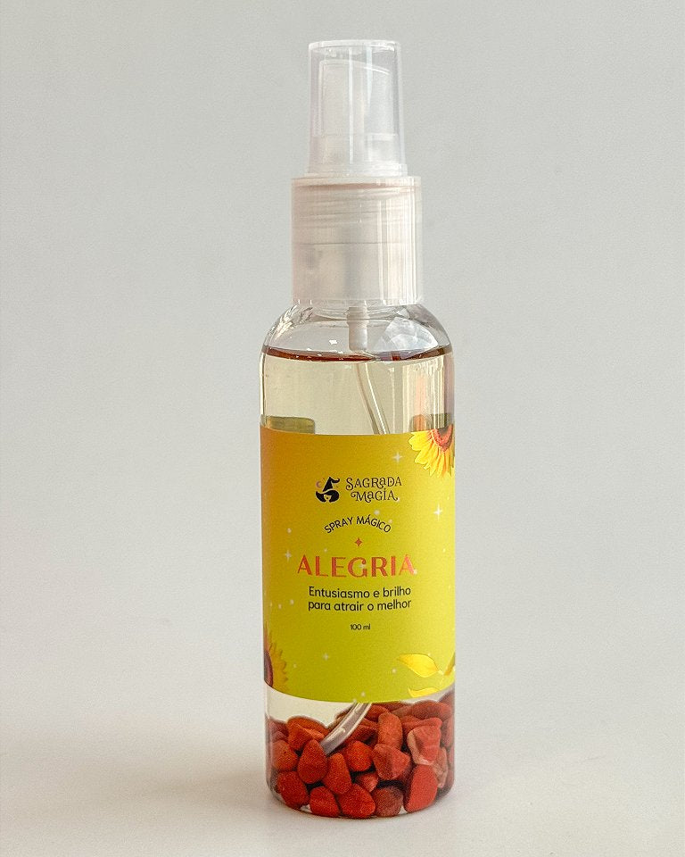 Spray Mágico Alegria - Otimismo, Bom Humor e Brilho Pessoal