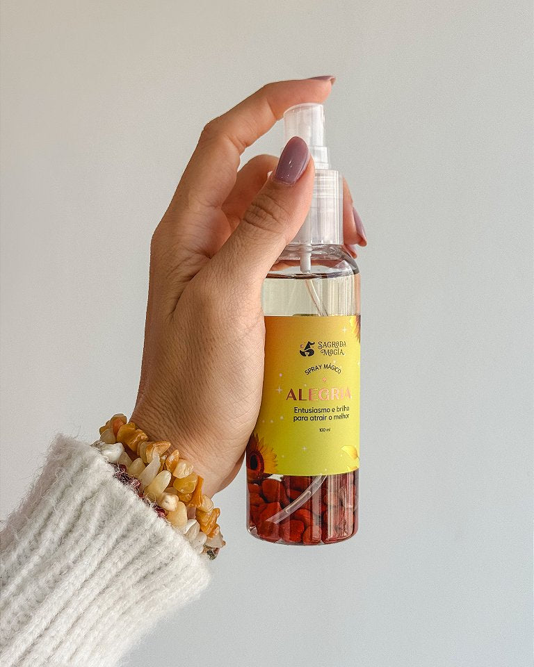 Spray Mágico Alegria - Otimismo, Bom Humor e Brilho Pessoal
