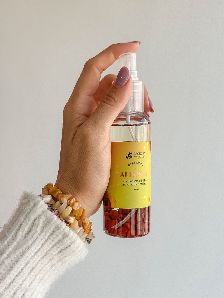 Spray Mágico Alegria - Otimismo, Bom Humor e Brilho Pessoal
