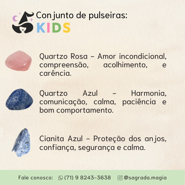 Conjunto KIDS - Proteção, acolhimento e bom comportamento