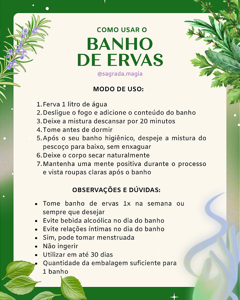 Banho da Bruxa - Empoderamento, Romance, Alegria e Beleza