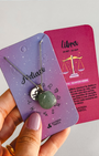 Colar dos Signos - Libra - Quartzo Verde