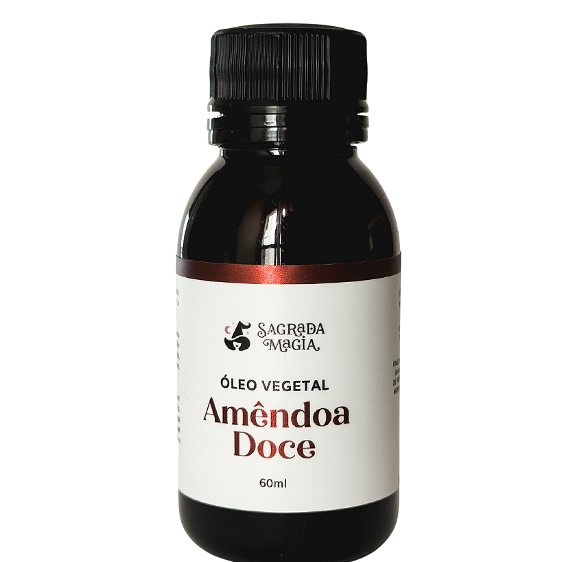 Óleo Vegetal Carreador de Amêndoa Doce - Diluição de Óleos Essenciais, Hidratação e Nutrição da Pele