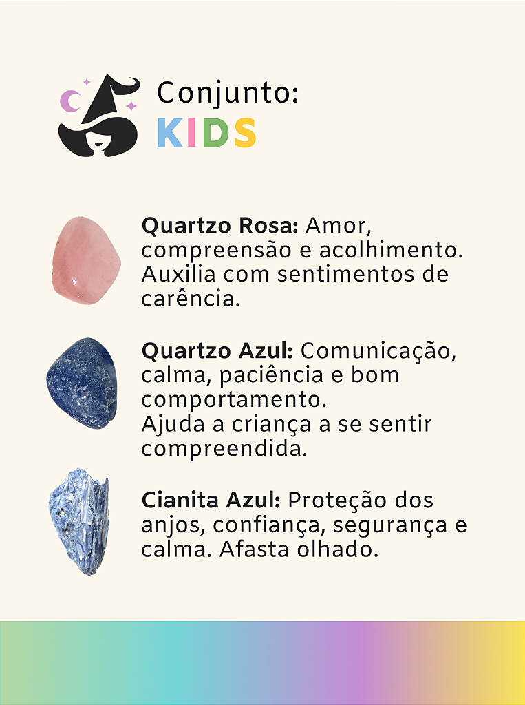 Conjunto KIDS - Proteção, acolhimento e bom comportamento