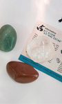 Kit Elixir "Xô Mal Estar" - 3 Cristais Para Colocar na Garrafa
