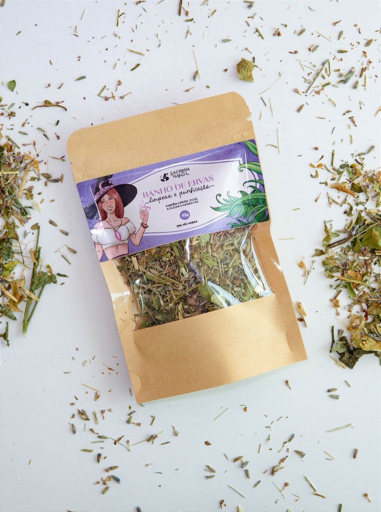 Banho de Ervas - Limpeza, Proteção e Abre Caminhos - KIT COMPLETO