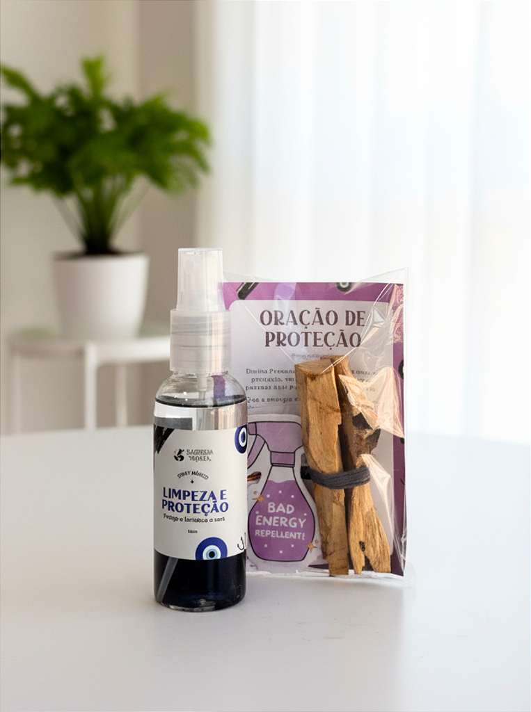 Combo Proteção e Limpeza Energética do Lar