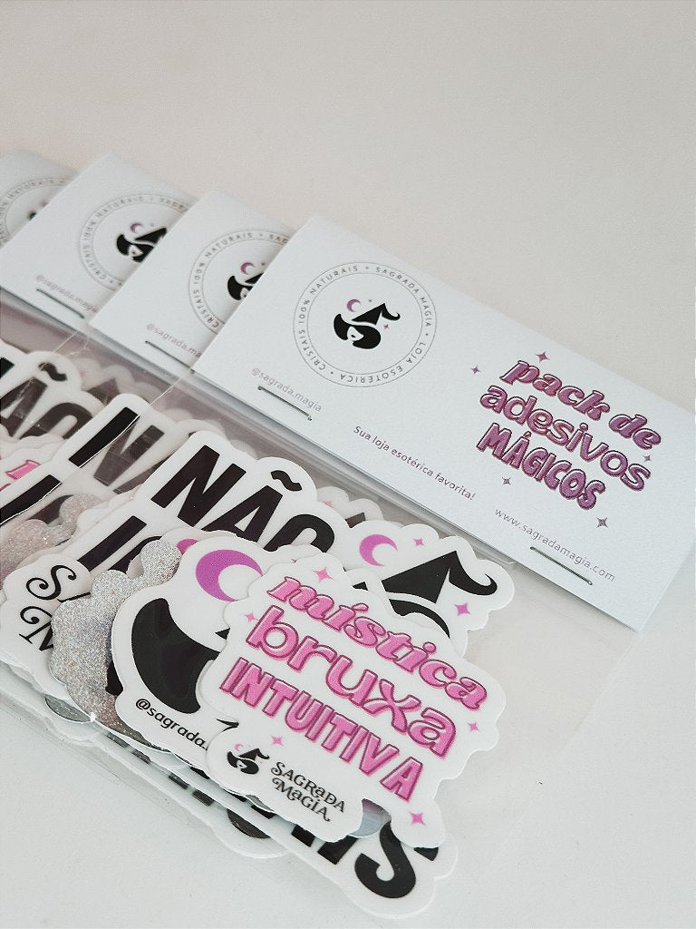Pack de Adesivos Sagrada Magia