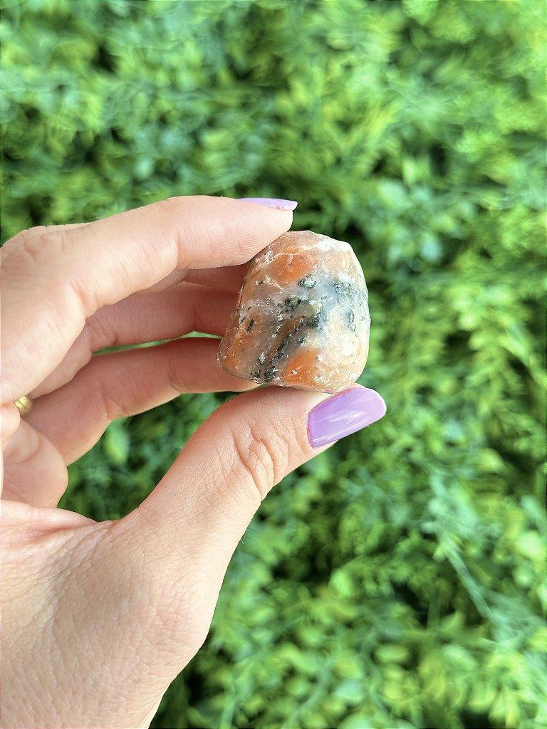 Calcita Laranja Rolada - Pedra da Alegria, vitalidade, Expressão