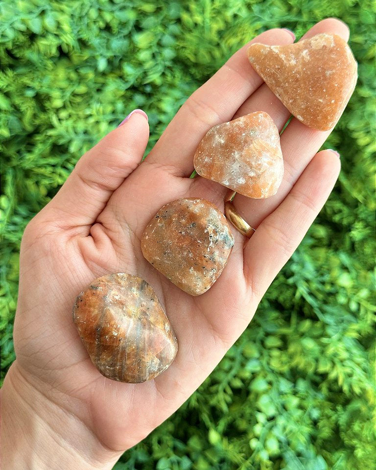 Calcita Laranja Rolada - Pedra da Alegria, vitalidade, Expressão