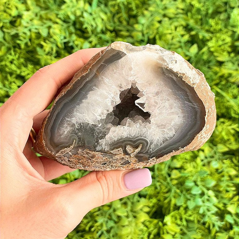 Geodo de Ágata GA801 743g - Pedra da Sorte