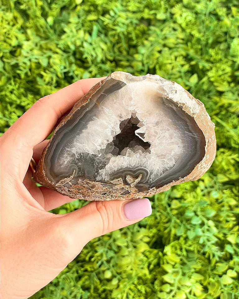 Geodo de Ágata GA801 743g - Pedra da Sorte