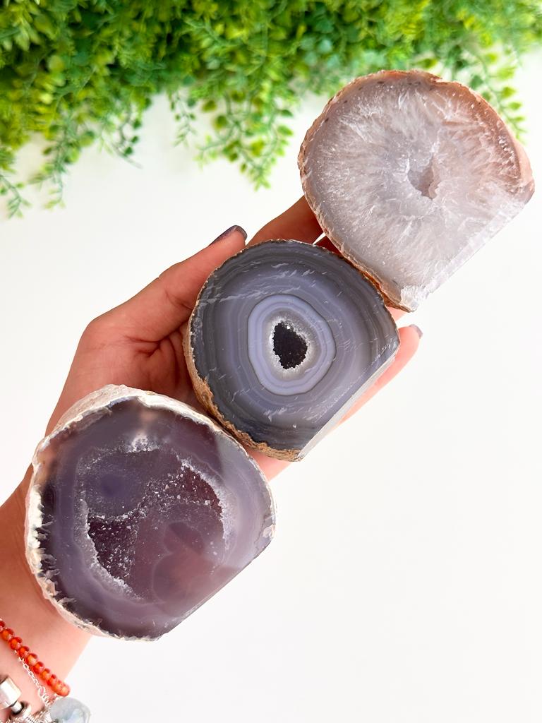 Geodo de Ágata Intuitivo M - Pedra da Sorte