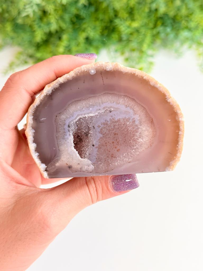 Geodo de Ágata Intuitivo M - Pedra da Sorte