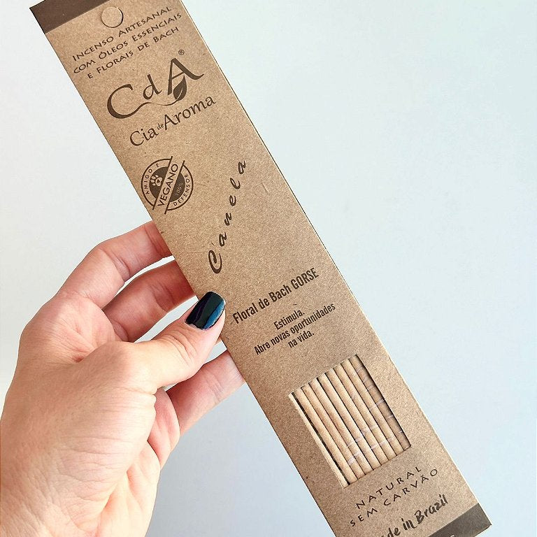 Incenso Natural Cia de Aroma - Canela - Estimula e Abre Oportunidades