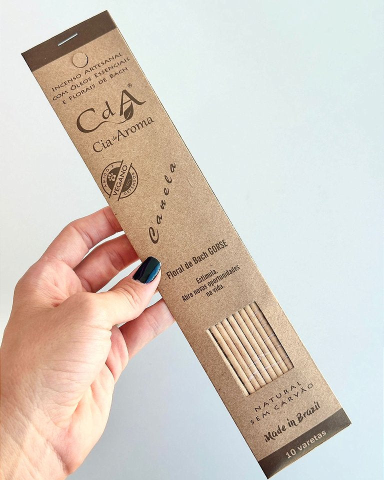 Incenso Natural Cia de Aroma - Canela - Estimula e Abre Oportunidades