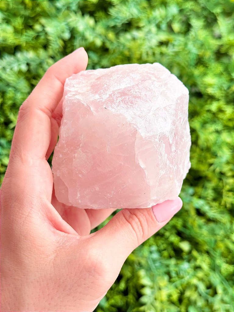 Quartzo Rosa Bruto para Ambiente - Amor, Perdão e Gratidão