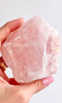 Quartzo Rosa Bruto para Ambiente - Amor, Perdão e Gratidão