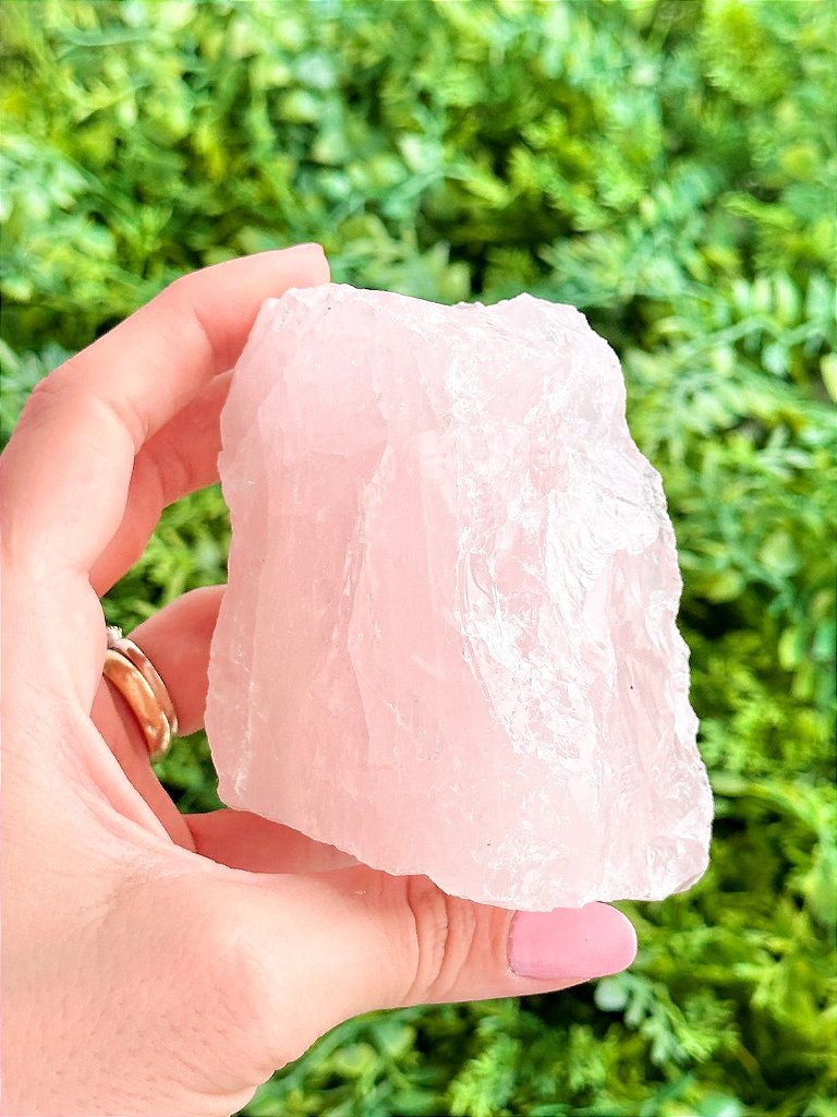 Quartzo Rosa Bruto para Ambiente - Amor, Perdão e Gratidão