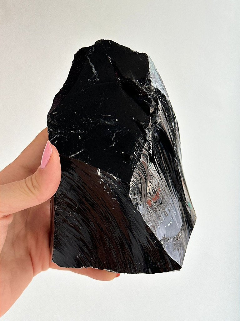Obsidiana - Base Serrada - Proteção, Centramento e Autoconhecimento