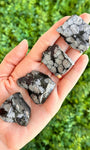Obsidiana Floco de Neve Bruta - Estresse, desapego e receptividade