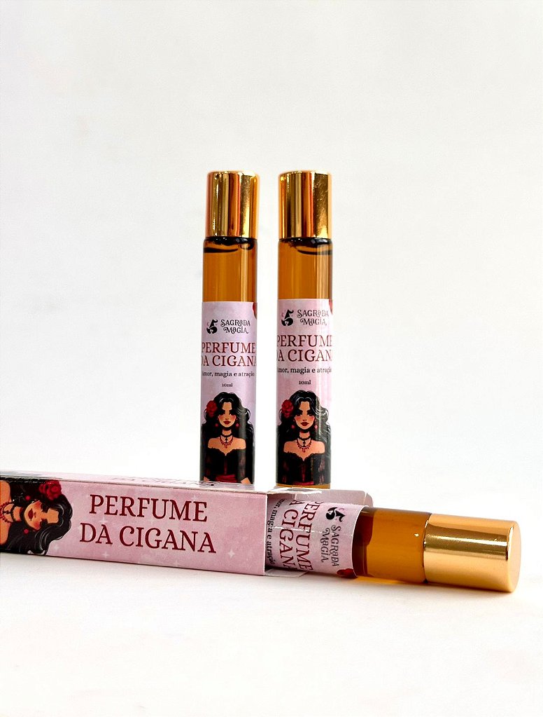 Perfume da Cigana - 3 Unidades - Amor, Magia e Atração