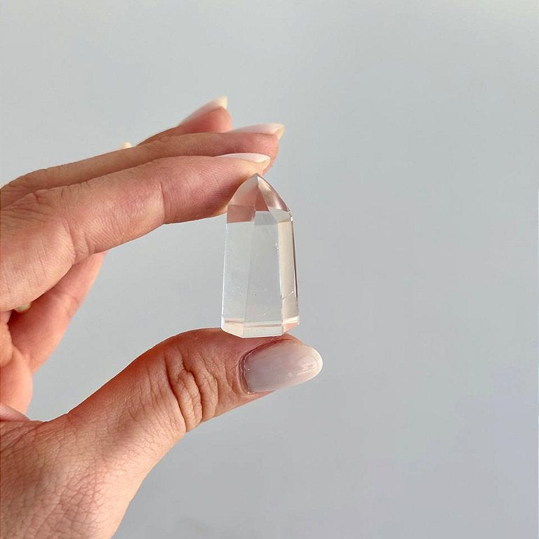 Ponta de Cristal Mini Qualidade Especial - Purificação, Iluminação e Intensificador