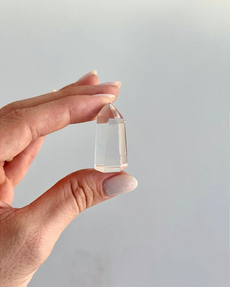 Ponta de Cristal Mini Qualidade Especial - Purificação, Iluminação e Intensificador