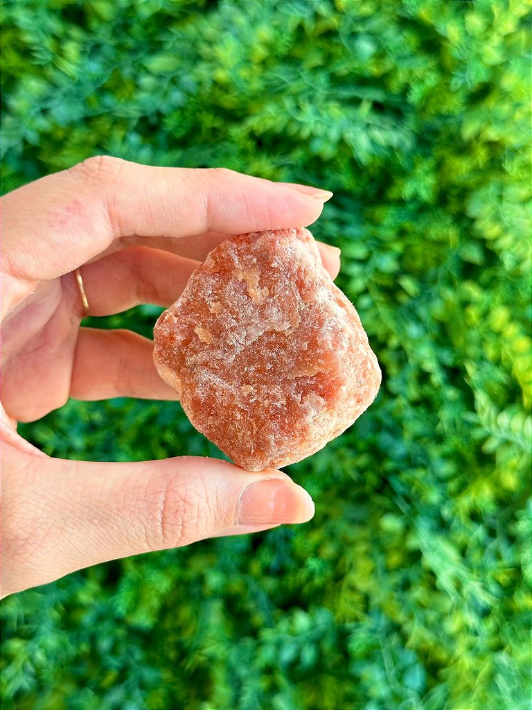 Calcita Laranja Bruta G - Pedra da Alegria, Vitalidade, Expressão