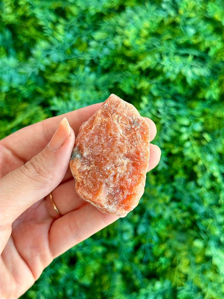 Calcita Laranja Bruta G - Pedra da Alegria, Vitalidade, Expressão