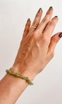 Pulseira de Peridoto Mini Regulável - Transformação; Mudanças Drásticas; Destino; Libera Tensões