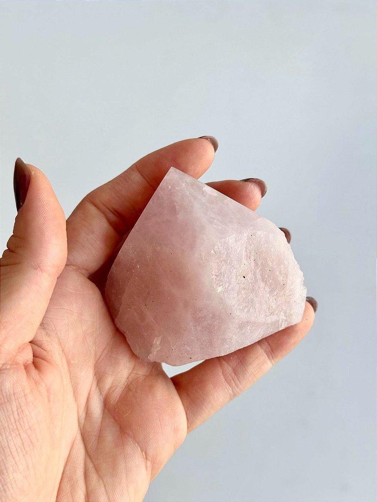 Ponta Geradora de Quartzo Rosa - Amor, Perdão e Gratidão