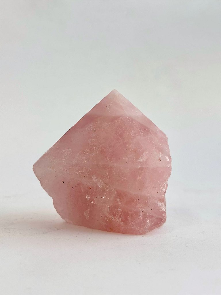 Ponta Geradora de Quartzo Rosa - Amor, Perdão e Gratidão