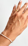 Pulseira de Madrepérola Redonda 2mm - Amor Universal, Proteção e Riqueza