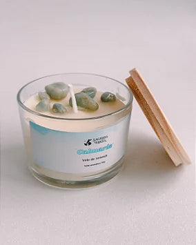 Vela de Iemanjá - Cheirinho de Mar; Com Água Marinha
