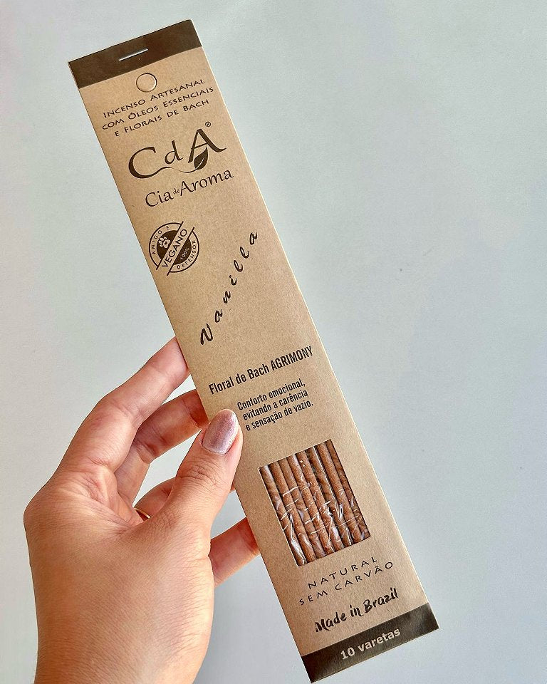 Incenso Natural Cia de Aroma - Vanilla - Conforto Emocional