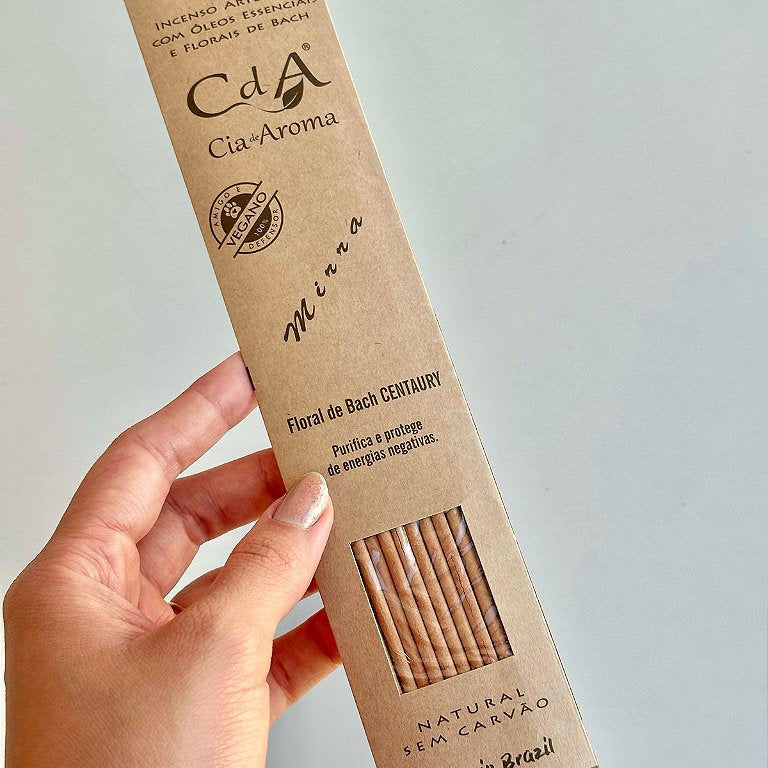 Incenso Natural Cia de Aroma - Mirra - Purificação e Proteção